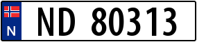 Truck License Plate